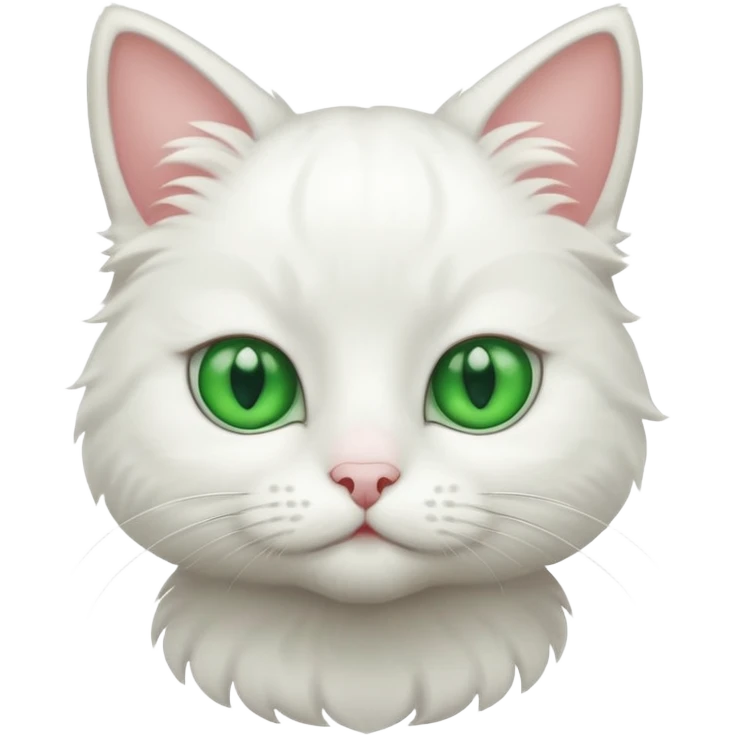 White cat body  emoji