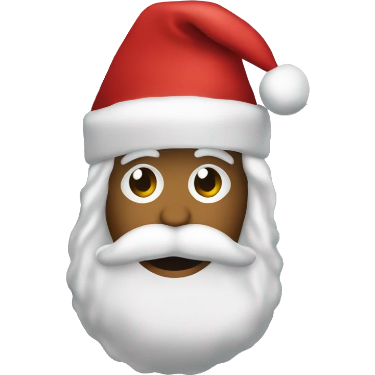Santa's hat on a plane emoji