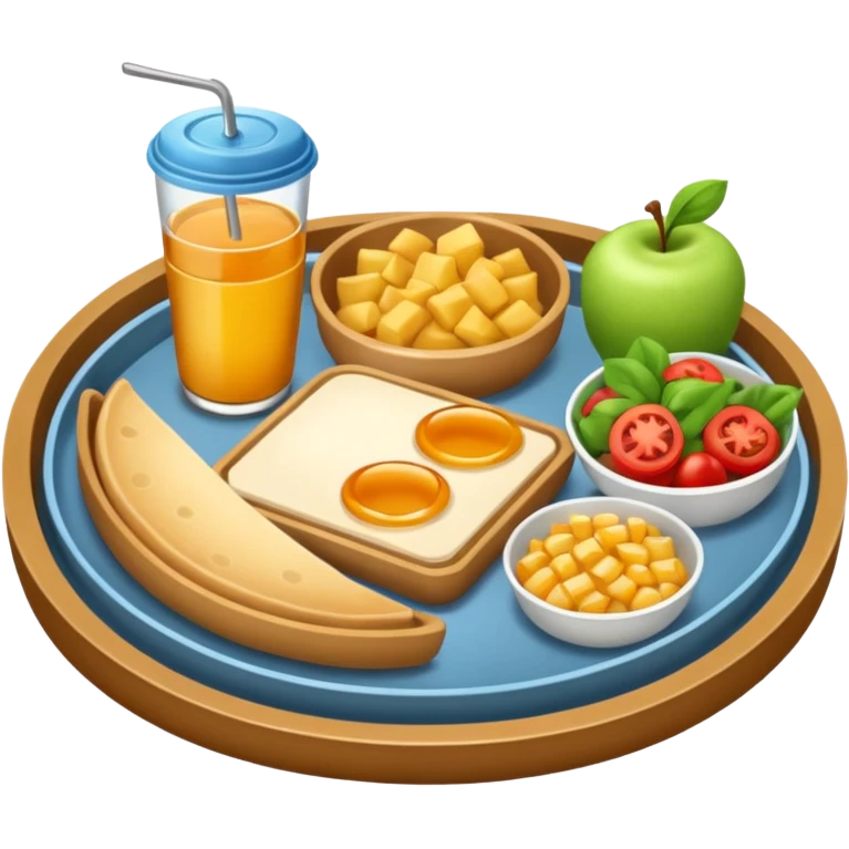 tray meal emoji