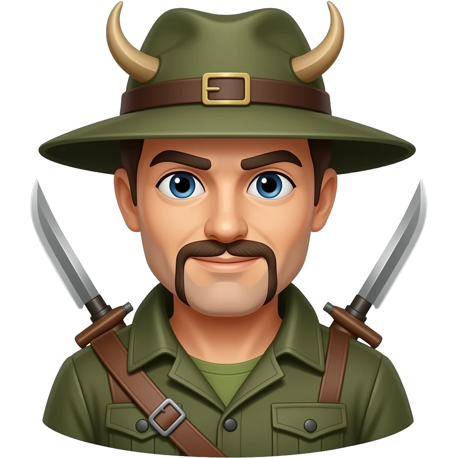 hunter Halloween costume bust size emoji