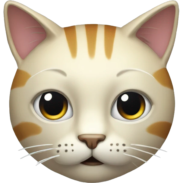 a nice cat robot face,  emoji