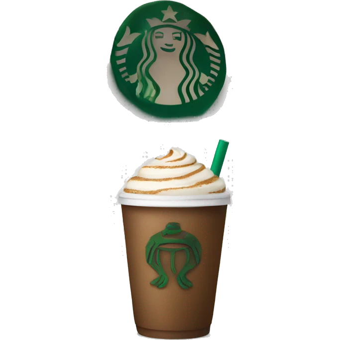 Starbucks coffee late emoji