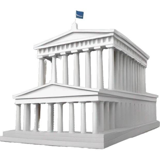 Greek parliament building emoji