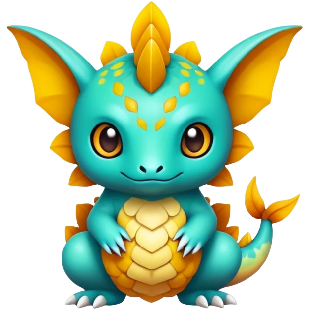 Exotic chibi Fakémon-creature emoji