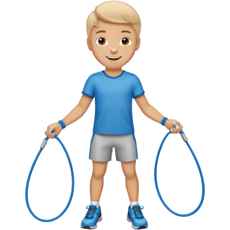 Boy with Skipping rope emoji