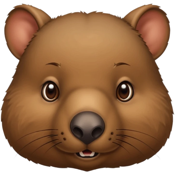 Wombat’s face emoji