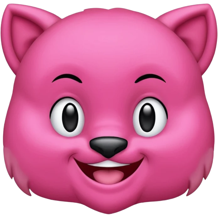 la pantera rosa de la caricatura emoji