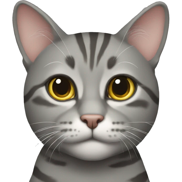 grey tabby cat emoji