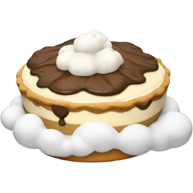 Banoffee pie cloud emoji