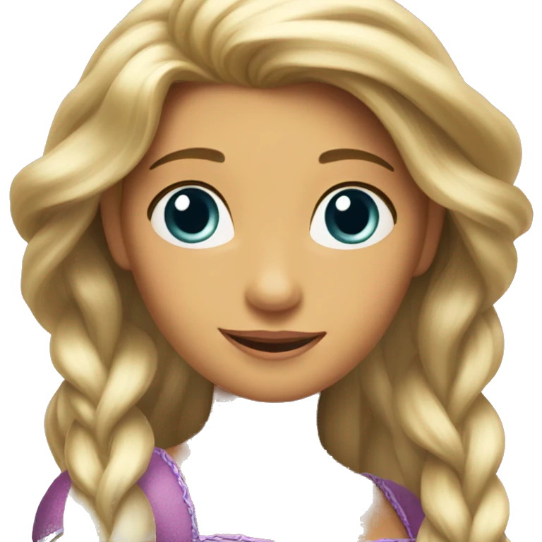 la principessa rapunzel emoji