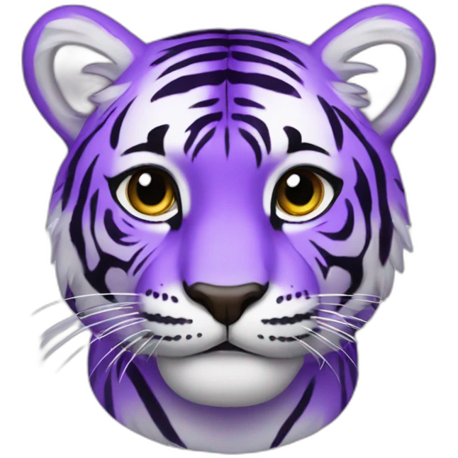 violet tiger emoji