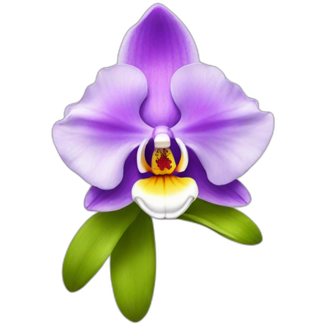 orquídea emoji