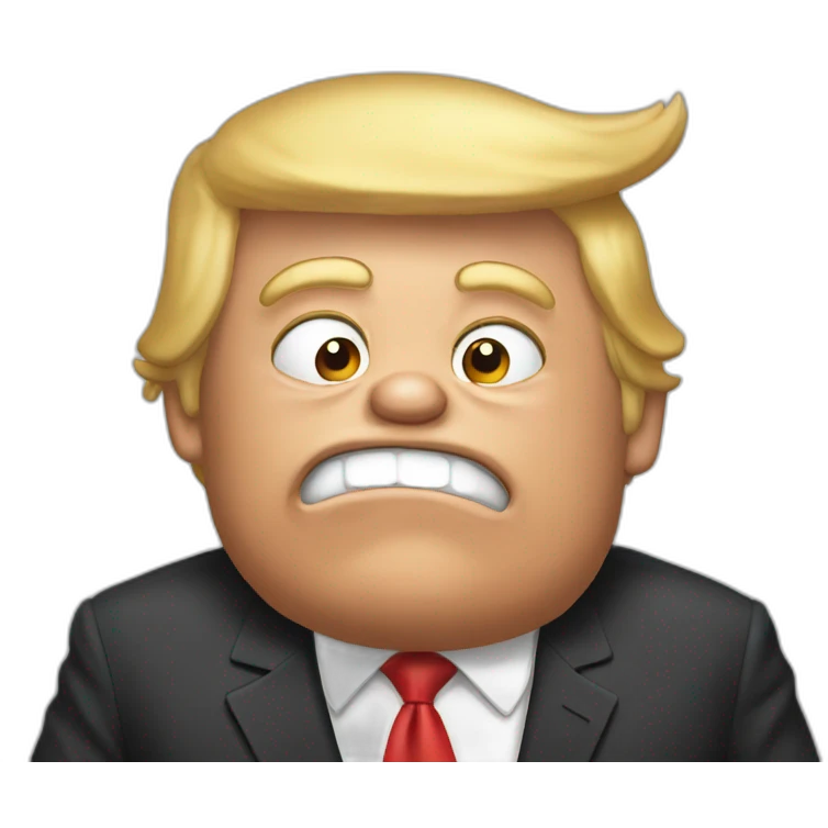 trump farting emoji