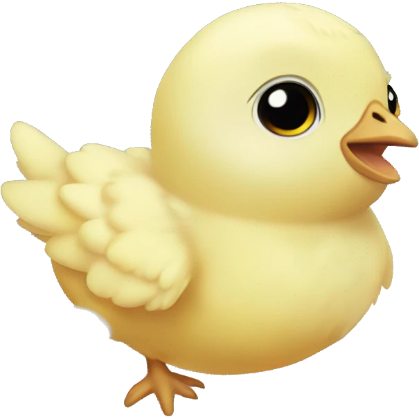 baby chick in heaven  emoji