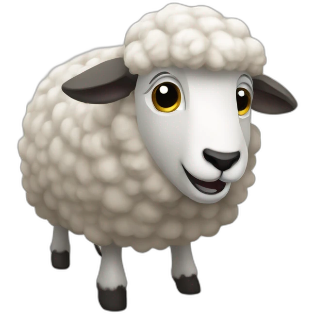 Sheeps saltando la cerca emoji