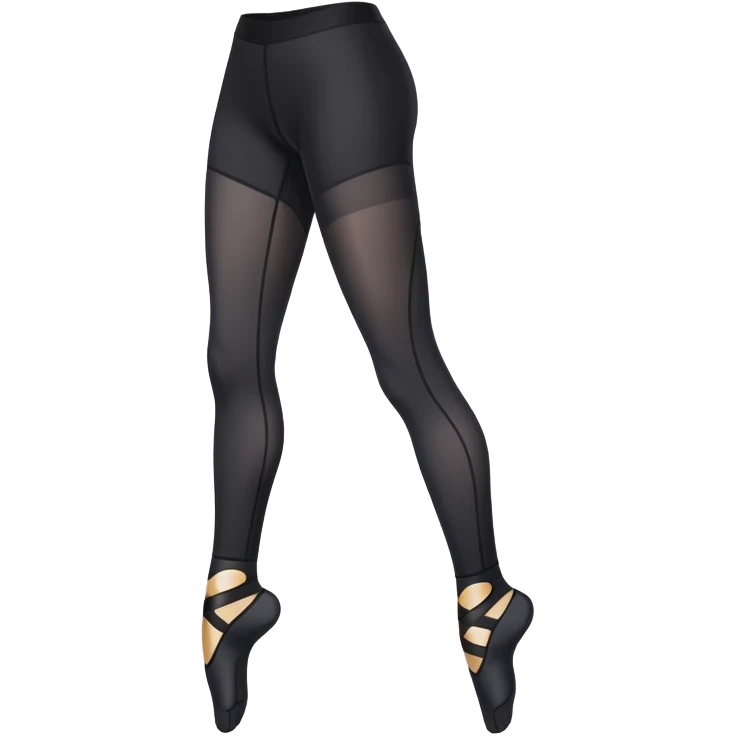 Dance tights with foot holes emoji