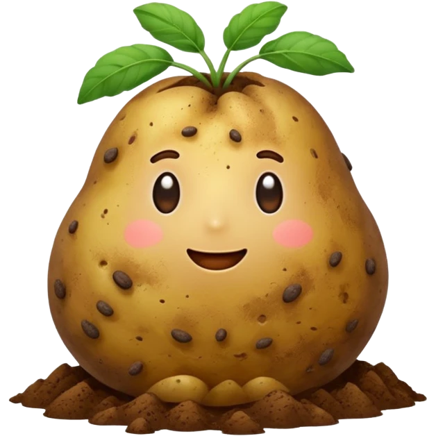 Realistic potato emoji