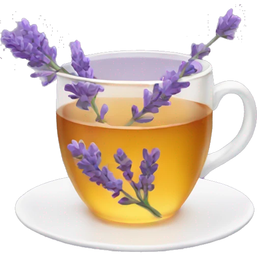 Lavender honey tea emoji