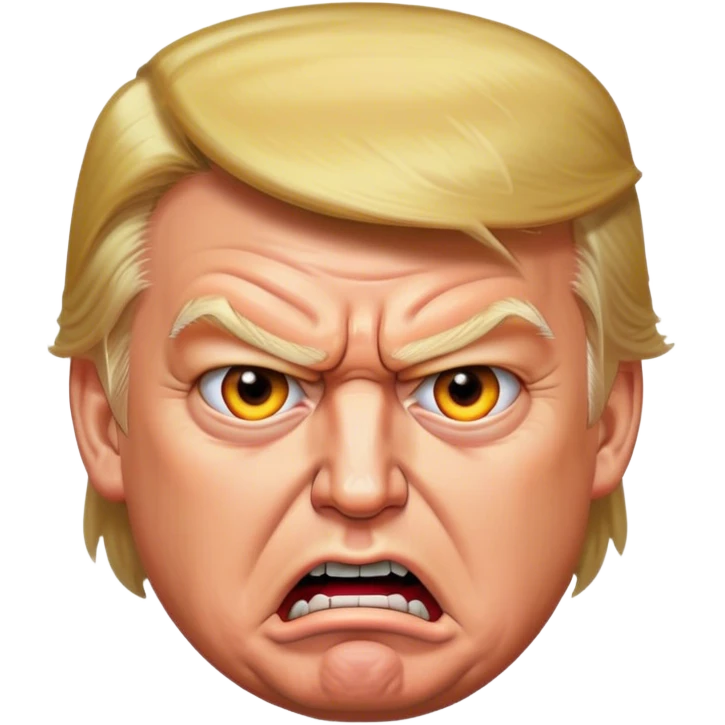 angry trump emoji