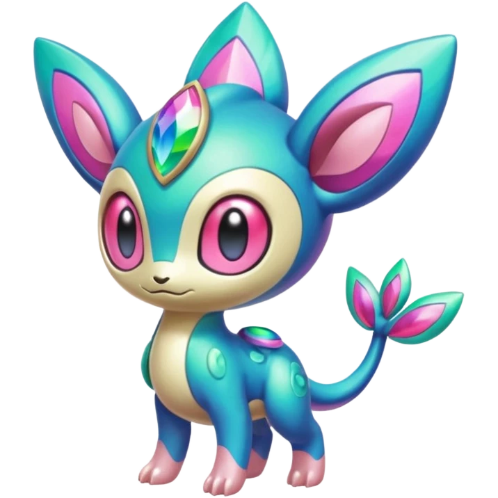 Colorful Exotic Azelf-Mezprit-Uxie-Meloetta-Vernid-Trico-Kirby-Fakémon-creature-hybrid emoji