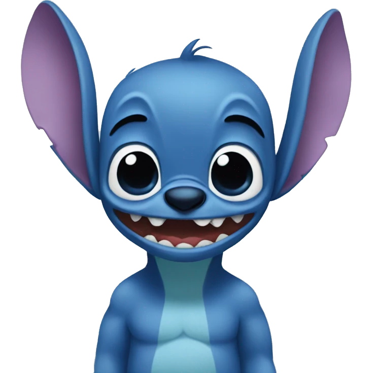 Stich blue emoji