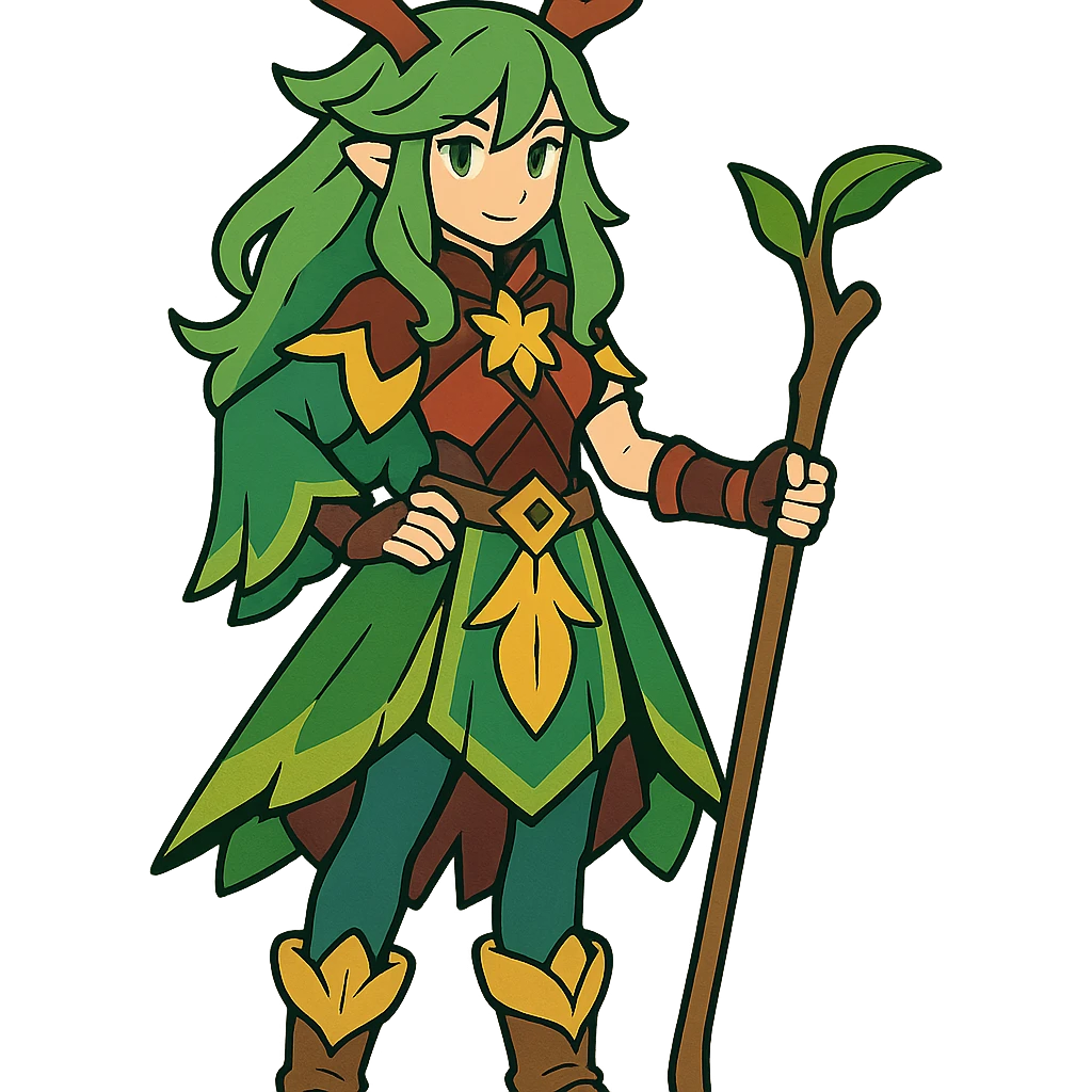 full body Varesa from Genshin Impact emoji