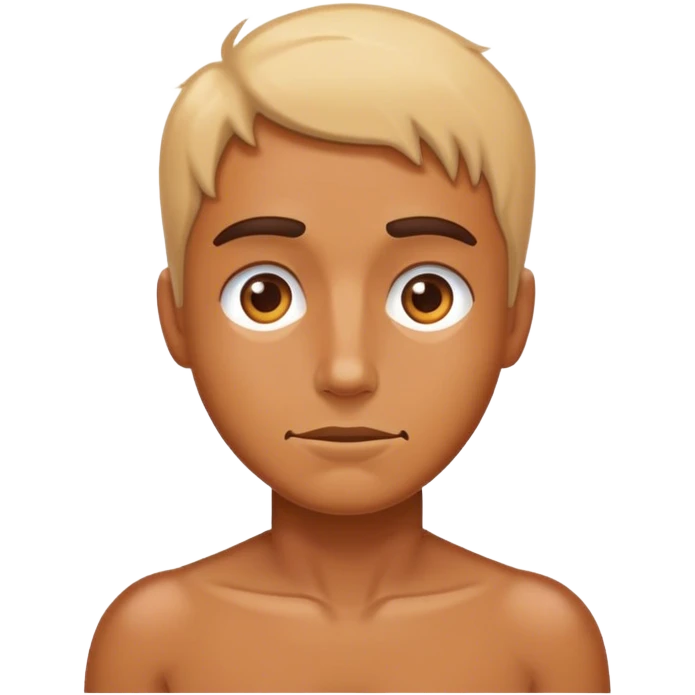 Salty tan emoji