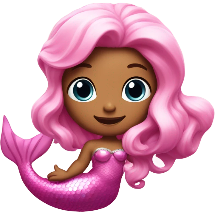 Pink mermaid  emoji