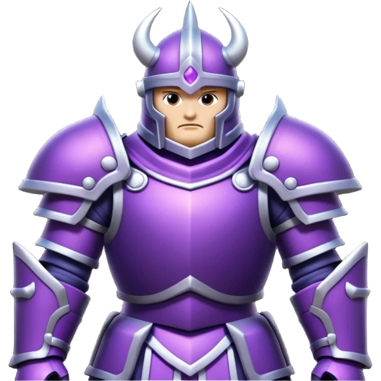 PURPLE AND BİG ARMOR PEKKA emoji
