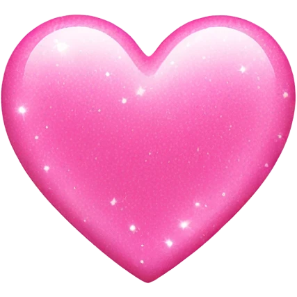 Pink heart with white sparkles  emoji