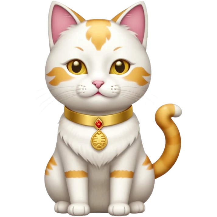 a good luck chinese cat emoji