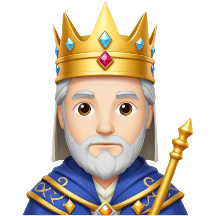 A coding professional wizard king emoji