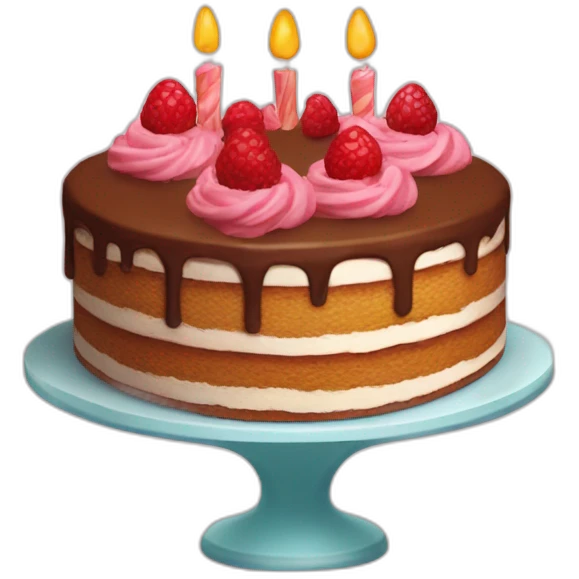 Gateau d'anniversaire emoji