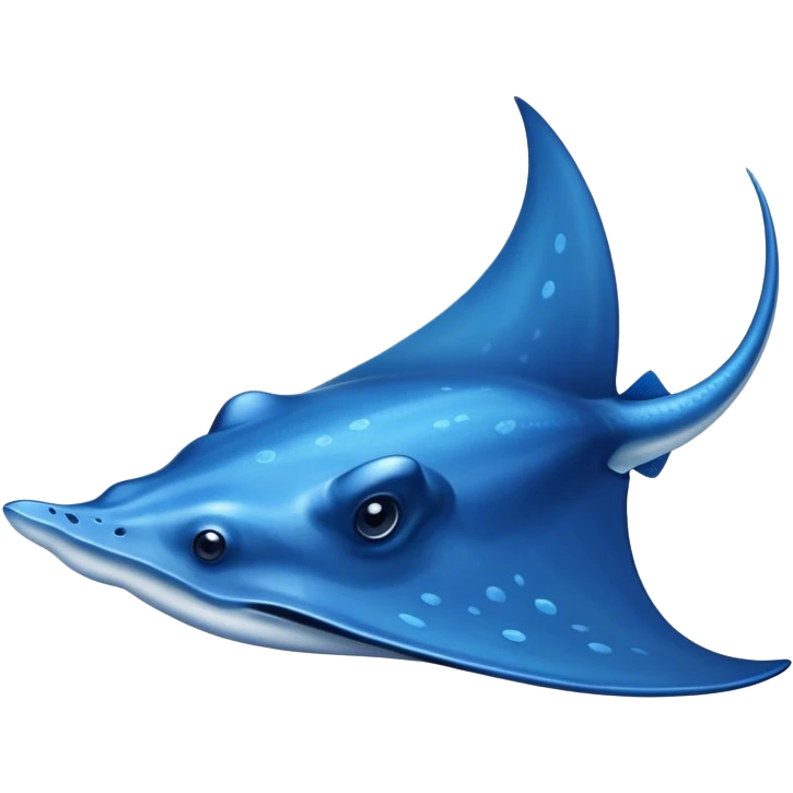 blue stingray emoji