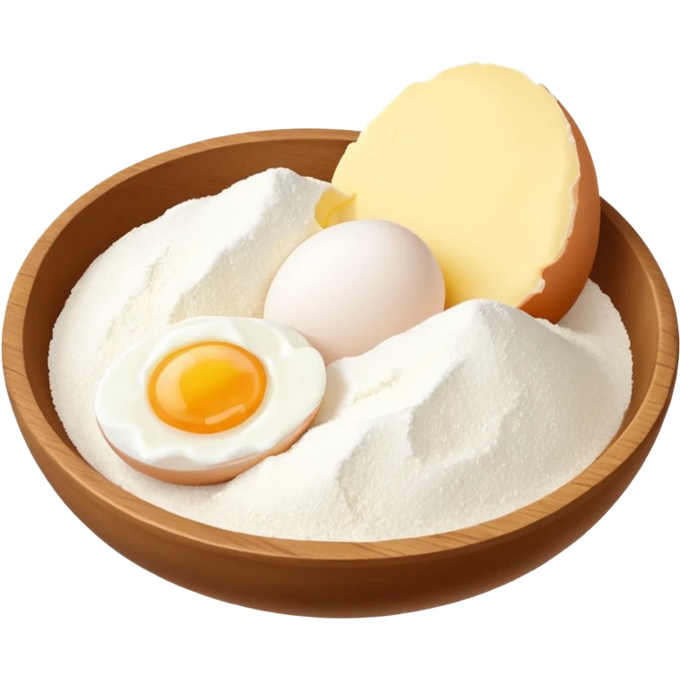 baking ingredients before preparation emoji