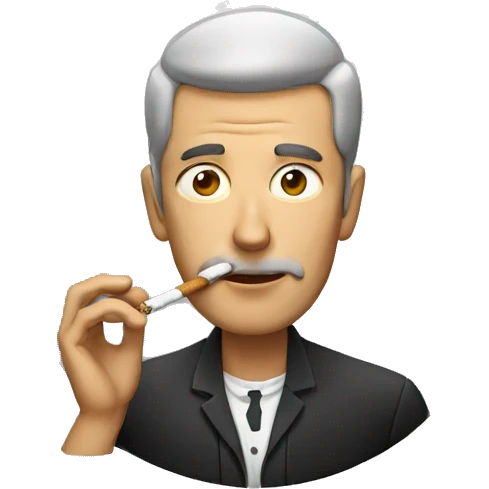 Man smoking  emoji