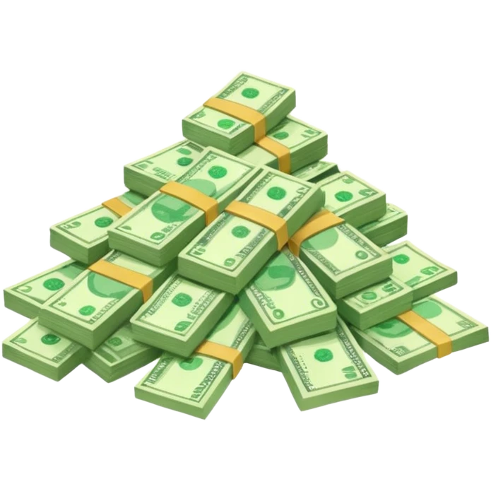 The phrase Money Doesn't Grow On Trees emoji