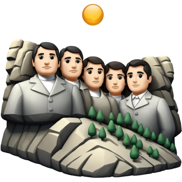 Mount Rushmore emoji