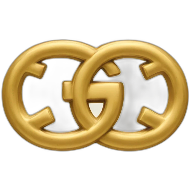 gold gucci logo emoji