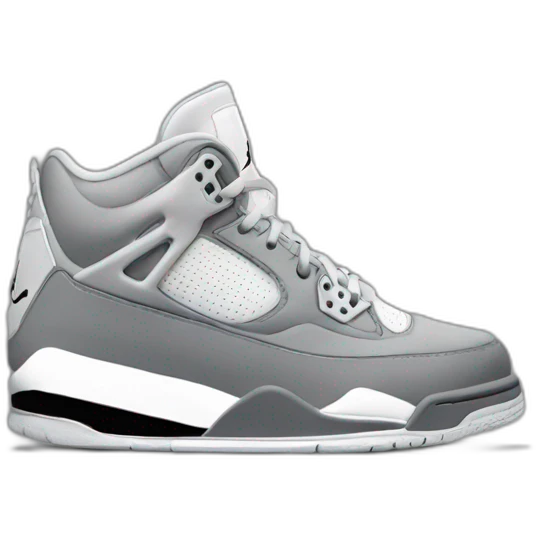 grey withe black nike air Jordan shoes emoji