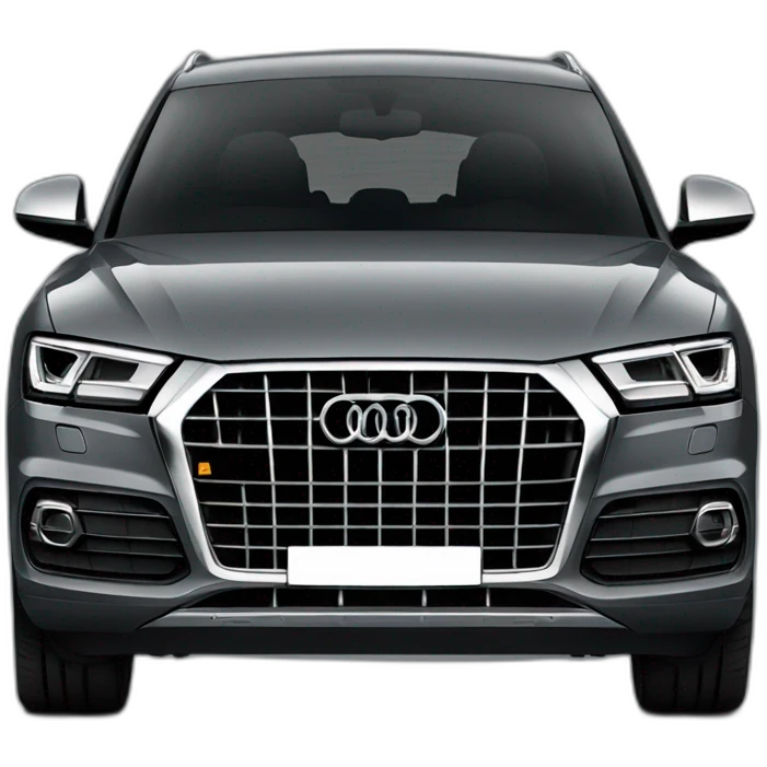 Dark grey audi q5 emoji
