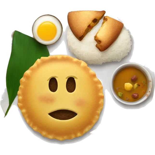 tamilnadu morning breakfast pongal image in a plate emoji