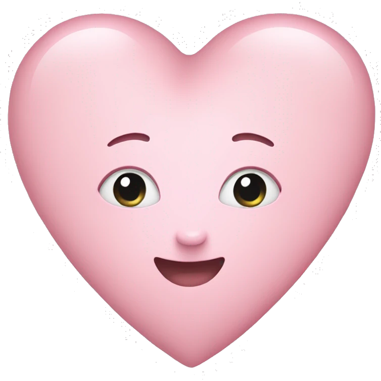 light pink heart emoji emoji