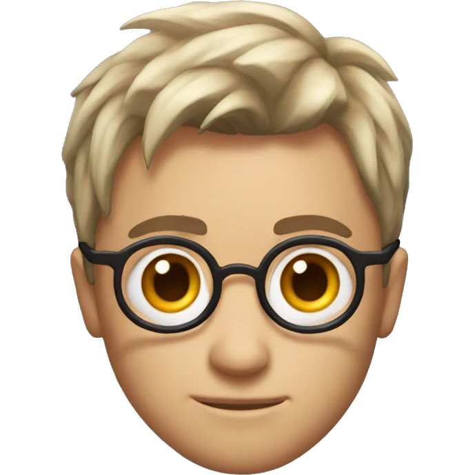 Harry Potter with scar on forehead  emoji