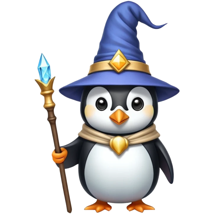 penguin wizard emoji