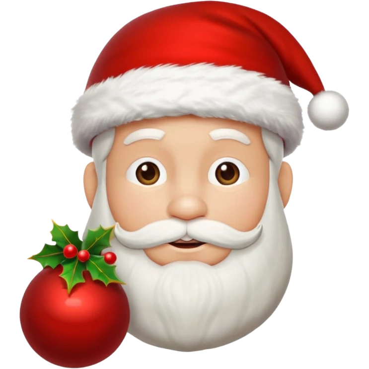 Um emoji de um  papai noel segurando um saco de dinheiro emoji