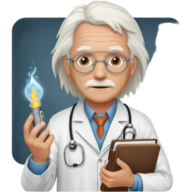 Doc Brown from Back to the Future, The Planner
"By Zeus! We must fill the calendar before the space-time continuum collapses!" emoji