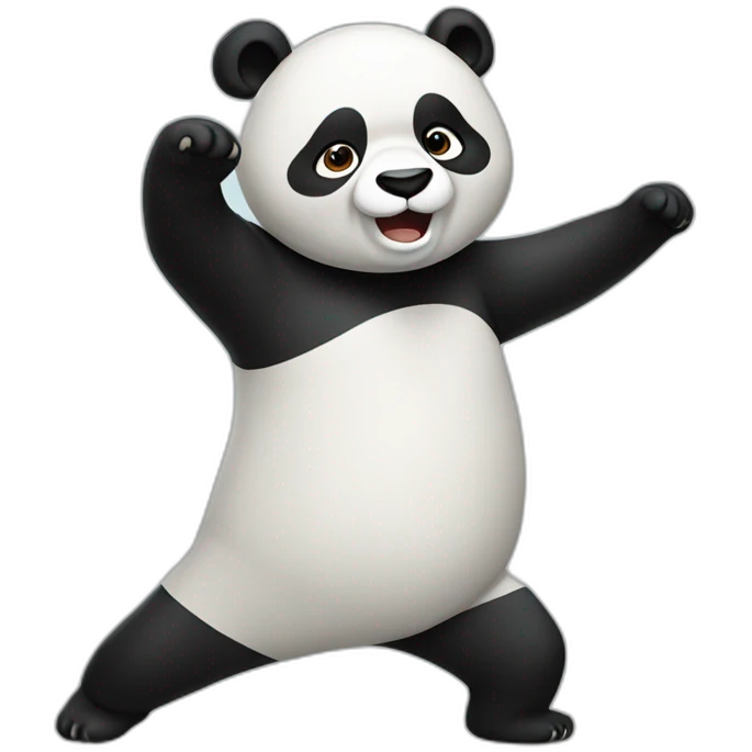 panda qui dab emoji