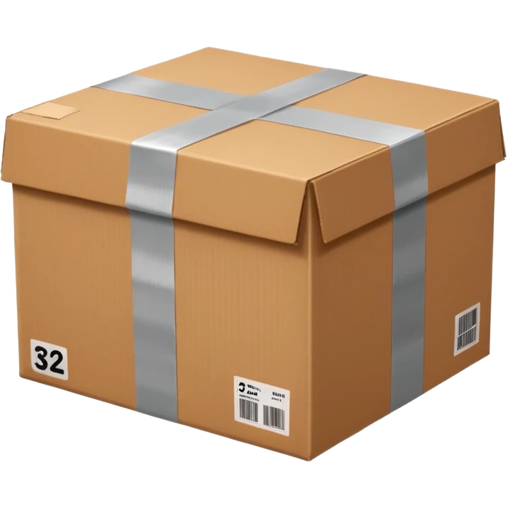 generate realistic package emoji