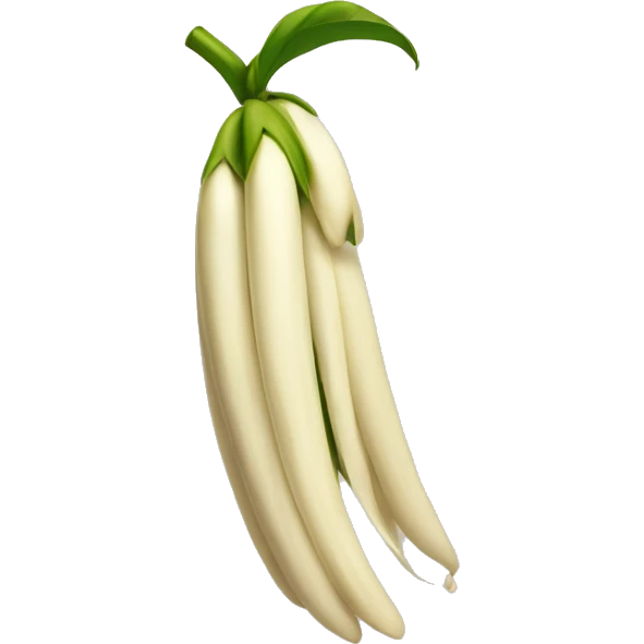  vanilla beans with flower emoji